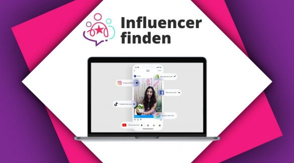 Computer with Screenshot of Influencify